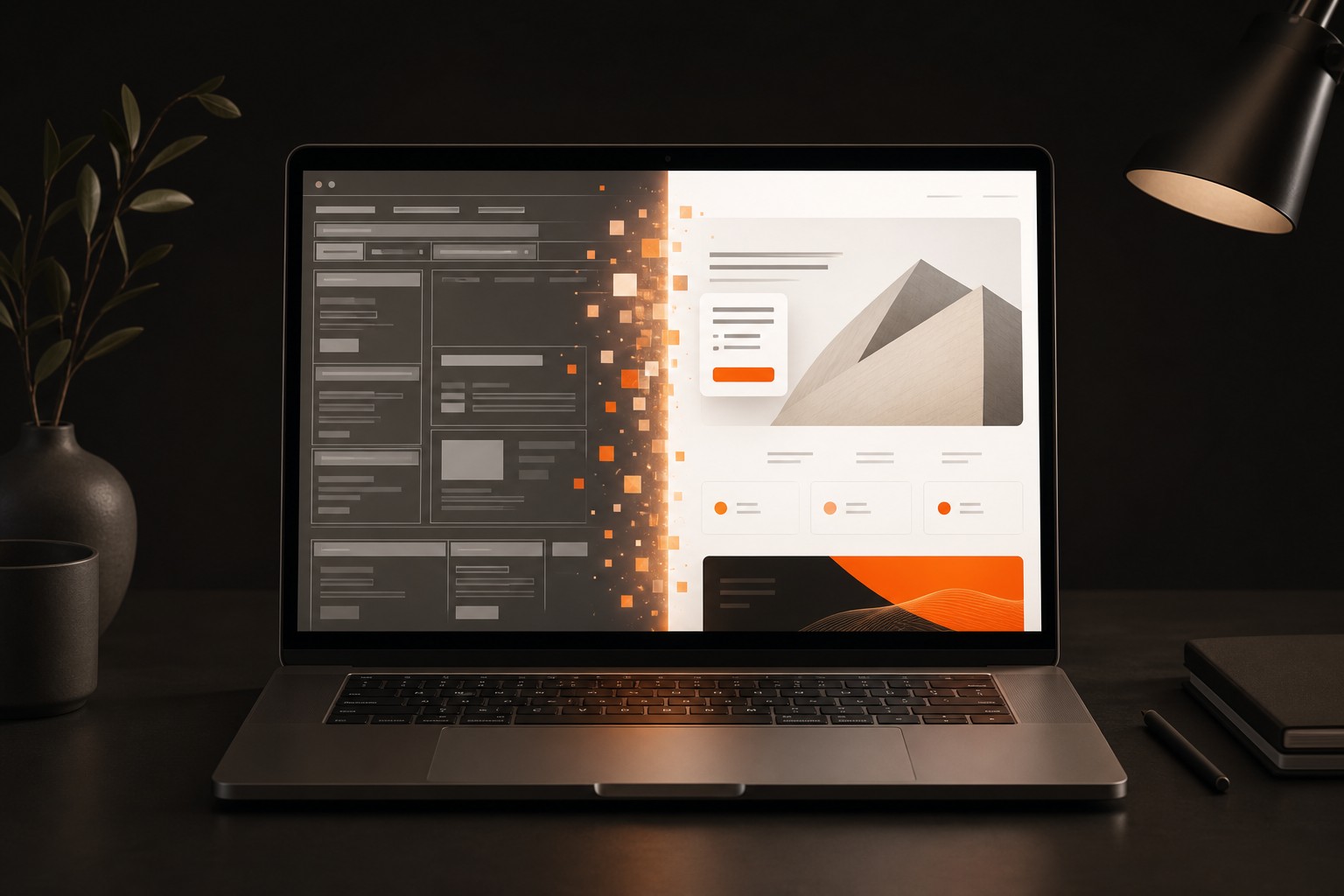 Website antigo a transformar-se numa experiência digital moderna — EloGiro